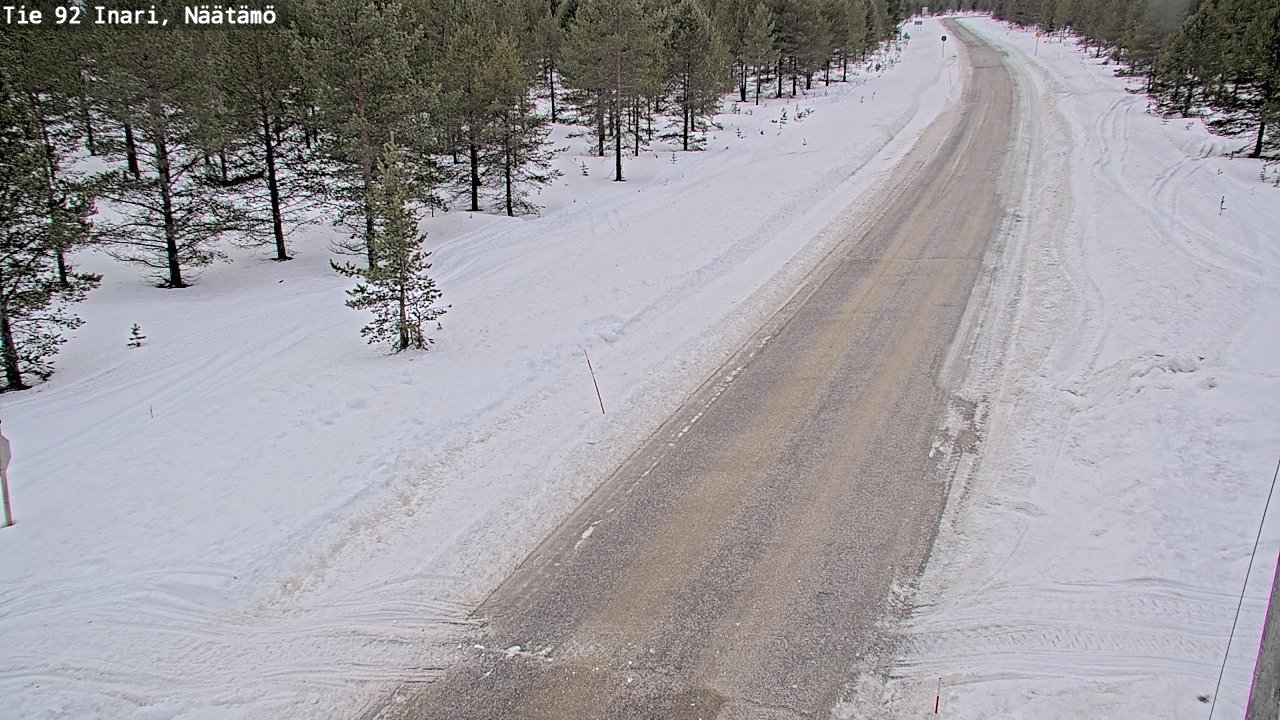 Kelikamerat Kuva Tie 92 Inari, Näätämö, Inari, Lappi