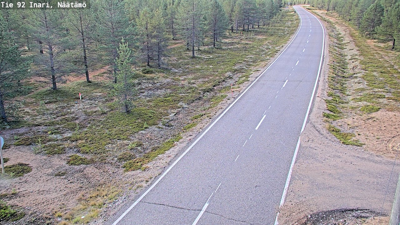 Kelikamerat Kuva Tie 92 Inari, Näätämö, Inari, Lappi
