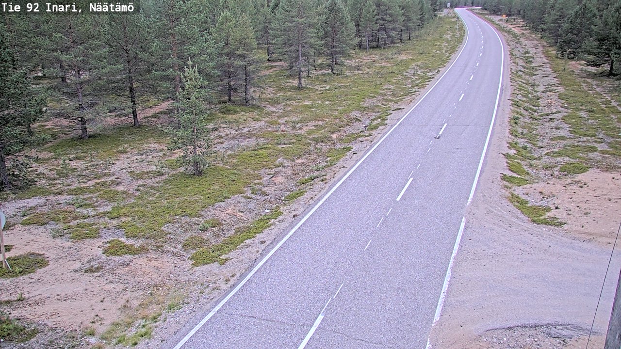 Kelikamerat Kuva Tie 92 Inari, Näätämö, Inari, Lappi