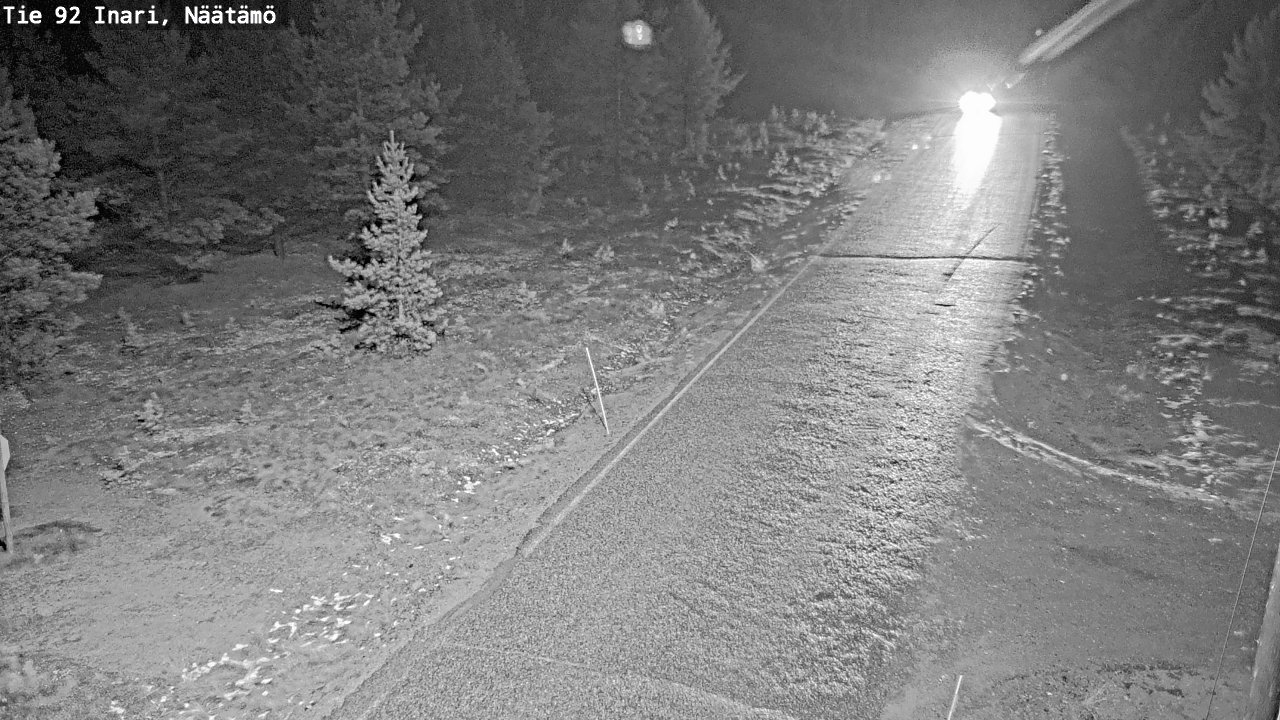 Kelikamerat Kuva Tie 92 Inari, Näätämö, Inari, Lappi