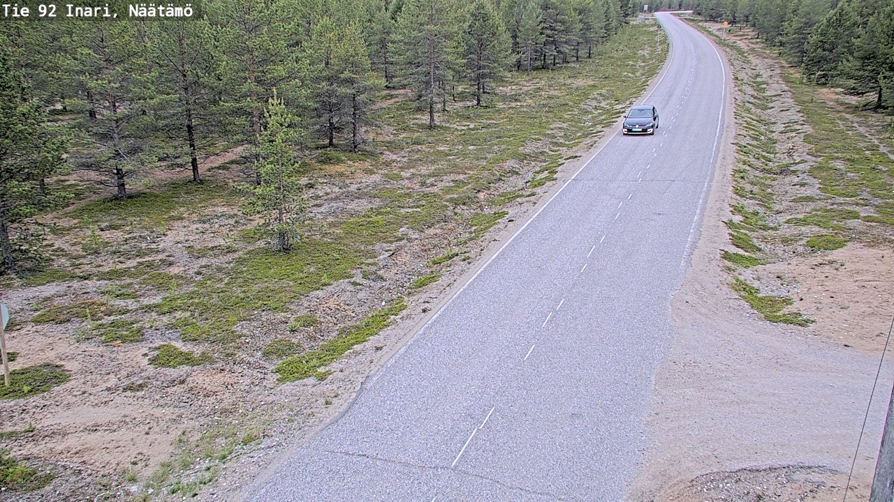 Kelikamerat Kuva Tie 92 Inari, Näätämö, Inari, Lappi