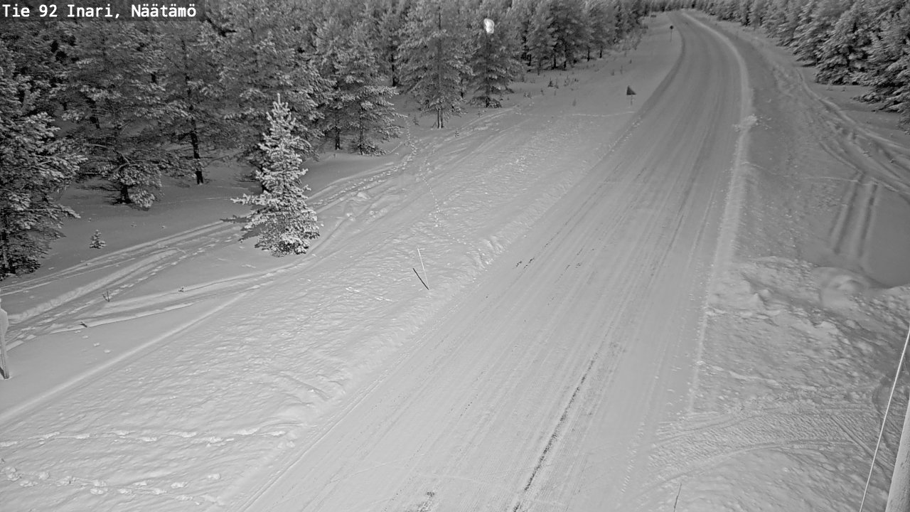 Kelikamerat Kuva Tie 92 Inari, Näätämö, Inari, Lappi