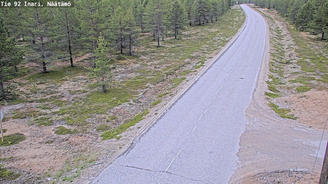 Kelikamerat Kuva Tie 92 Inari, Näätämö, Inari, Lappi