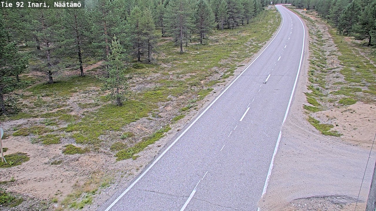 Kelikamerat Kuva Tie 92 Inari, Näätämö, Inari, Lappi