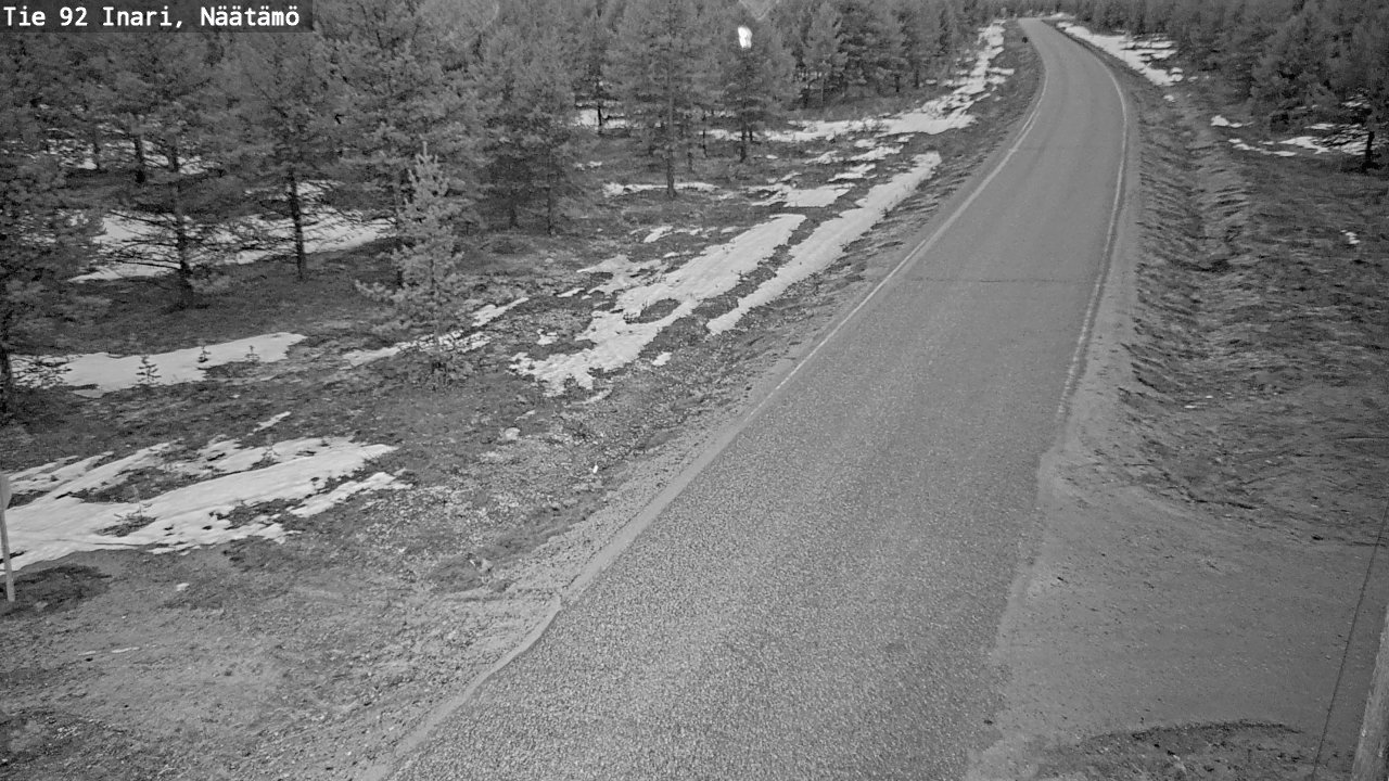 Kelikamerat Kuva Tie 92 Inari, Näätämö, Inari, Lappi