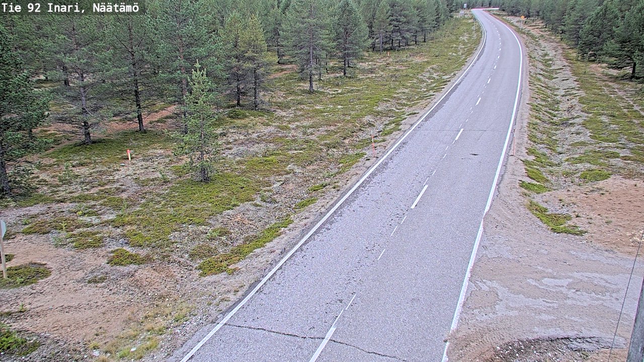 Kelikamerat Kuva Tie 92 Inari, Näätämö, Inari, Lappi