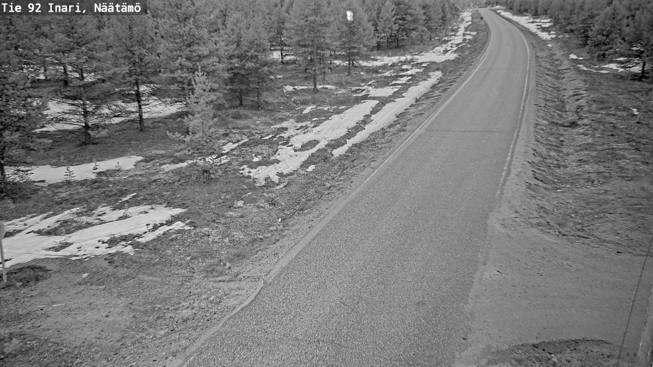 Kelikamerat Kuva Tie 92 Inari, Näätämö, Inari, Lappi