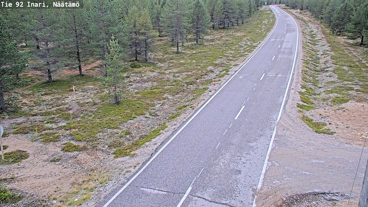Kelikamerat Kuva Tie 92 Inari, Näätämö, Inari, Lappi