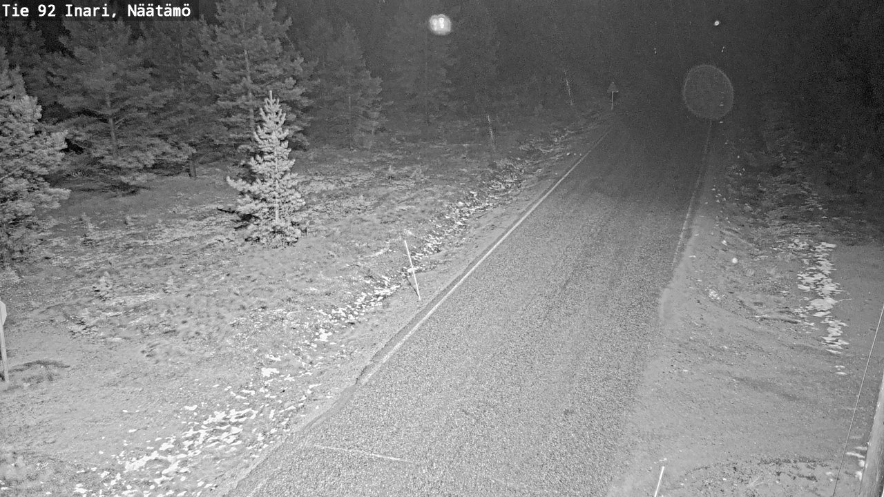 Kelikamerat Kuva Tie 92 Inari, Näätämö, Inari, Lappi