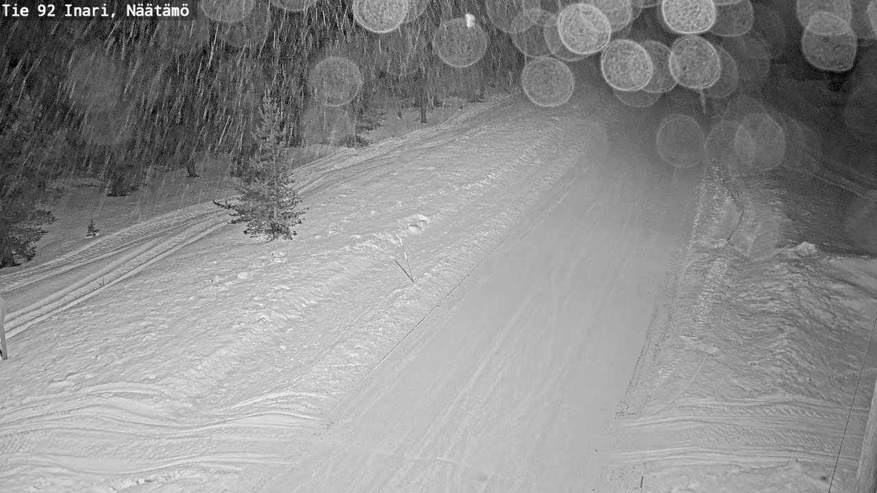 Kelikamerat Kuva Tie 92 Inari, Näätämö, Inari, Lappi