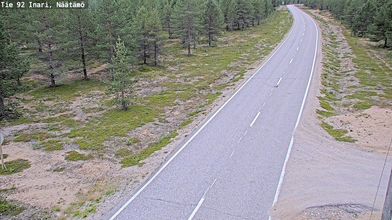 Kelikamerat Kuva Tie 92 Inari, Näätämö, Inari, Lappi