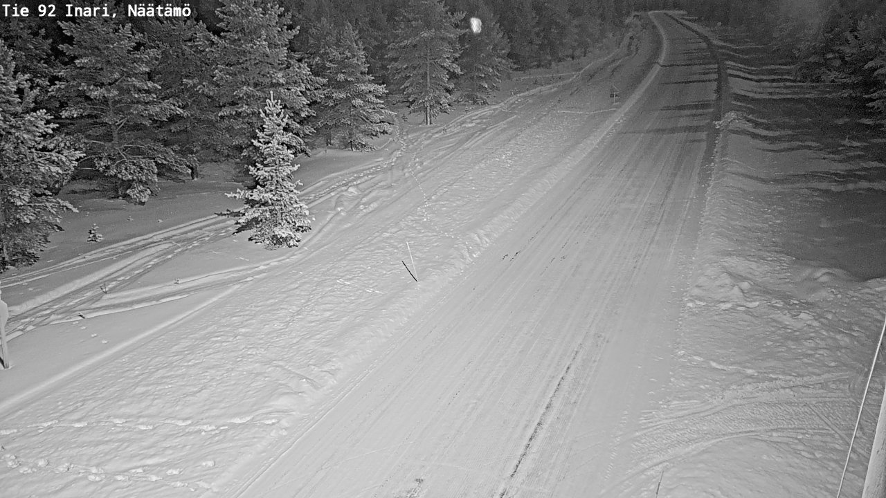 Kelikamerat Kuva Tie 92 Inari, Näätämö, Inari, Lappi