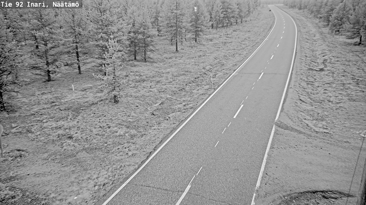 Weather Camera Image Road 92 Inari, Näätämö, Inari, Lappi