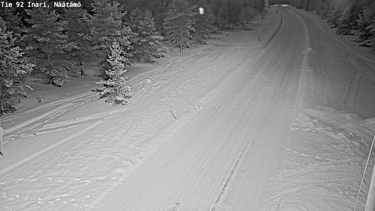 Kelikamerat Kuva Tie 92 Inari, Näätämö, Inari, Lappi