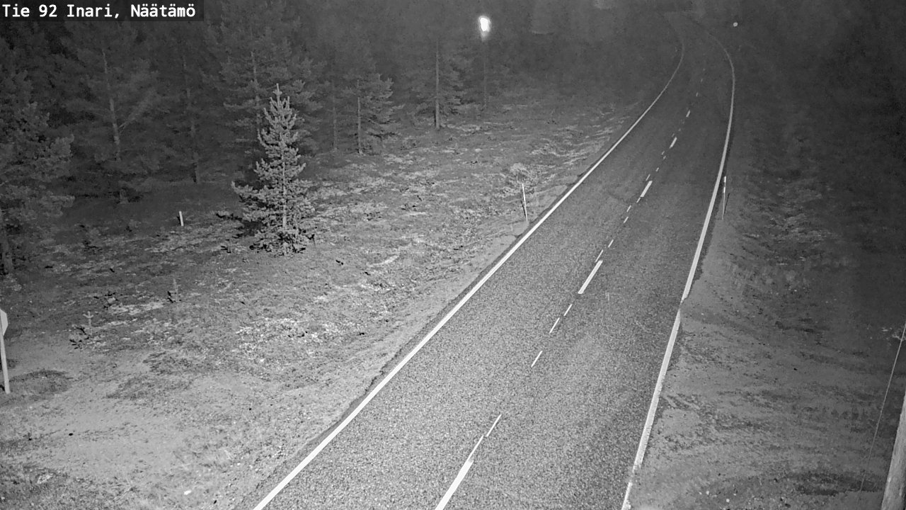 Kelikamerat Kuva Tie 92 Inari, Näätämö, Inari, Lappi