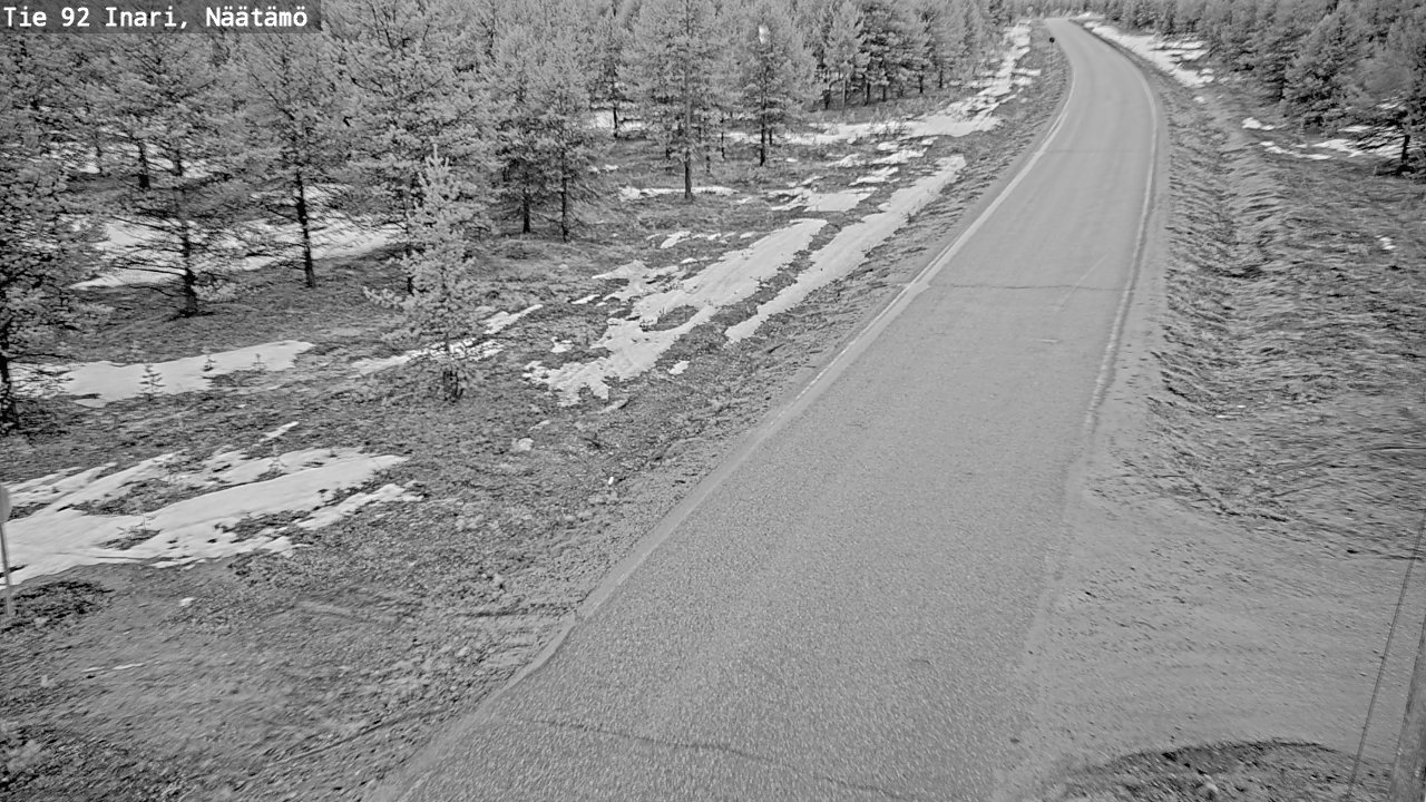 Kelikamerat Kuva Tie 92 Inari, Näätämö, Inari, Lappi