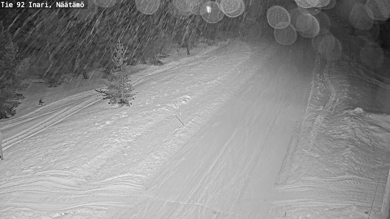 Kelikamerat Kuva Tie 92 Inari, Näätämö, Inari, Lappi