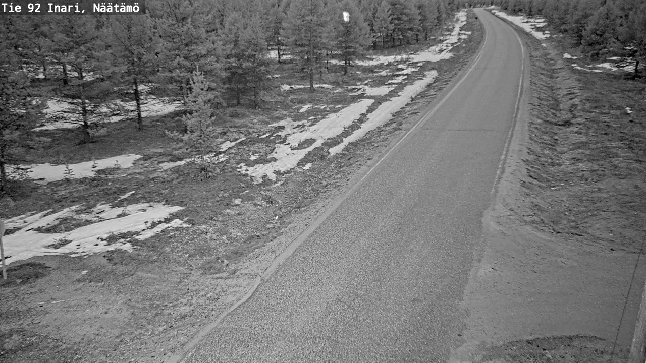 Kelikamerat Kuva Tie 92 Inari, Näätämö, Inari, Lappi