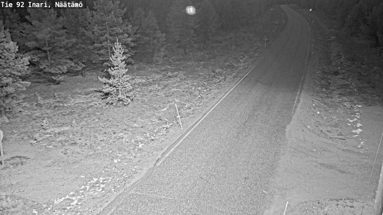 Kelikamerat Kuva Tie 92 Inari, Näätämö, Inari, Lappi