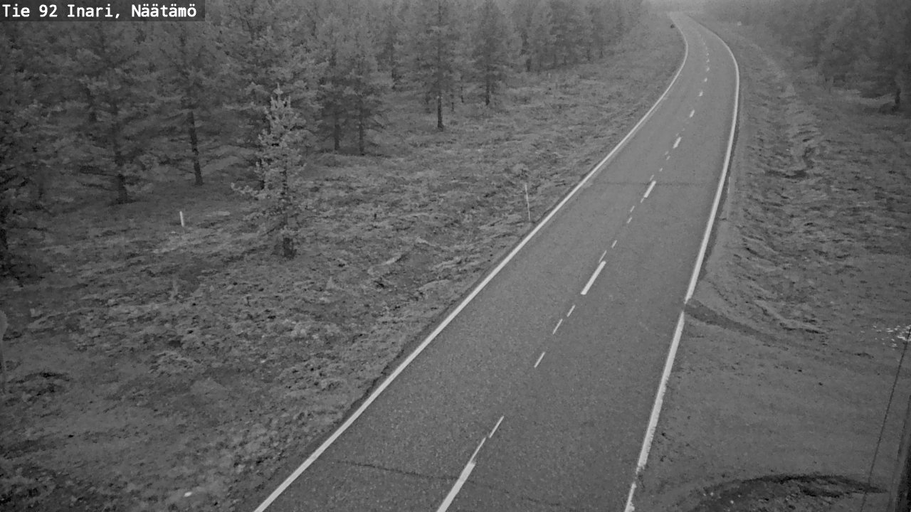 Kelikamerat Kuva Tie 92 Inari, Näätämö, Inari, Lappi