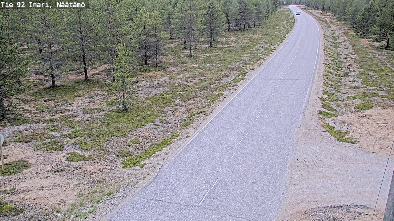 Kelikamerat Kuva Tie 92 Inari, Näätämö, Inari, Lappi