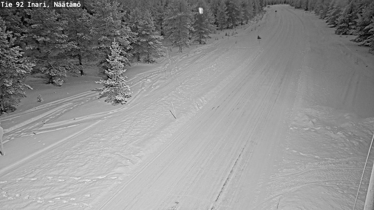 Kelikamerat Kuva Tie 92 Inari, Näätämö, Inari, Lappi