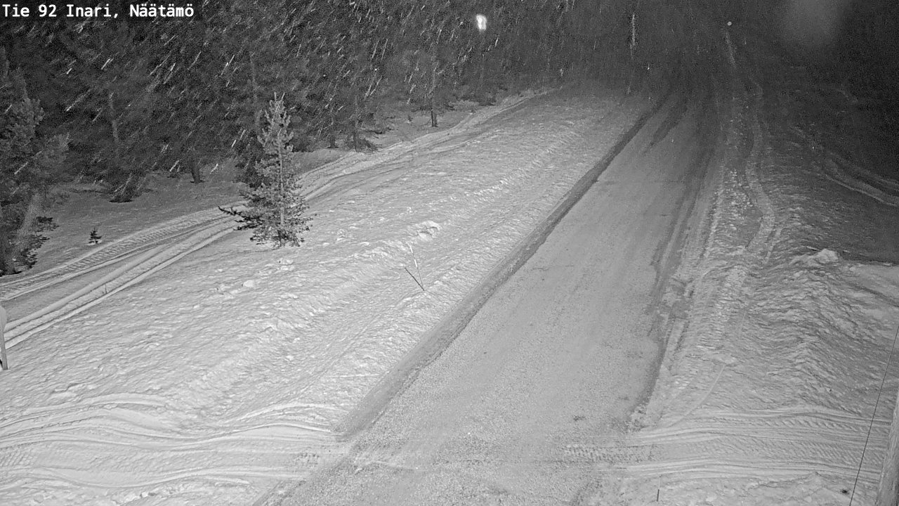 Kelikamerat Kuva Tie 92 Inari, Näätämö, Inari, Lappi