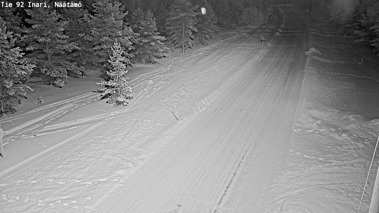 Kelikamerat Kuva Tie 92 Inari, Näätämö, Inari, Lappi