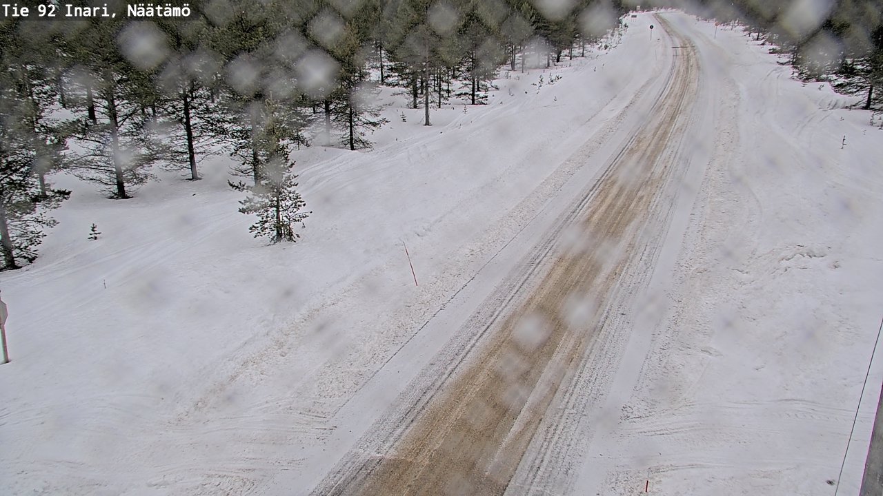 Kelikamerat Kuva Tie 92 Inari, Näätämö, Inari, Lappi