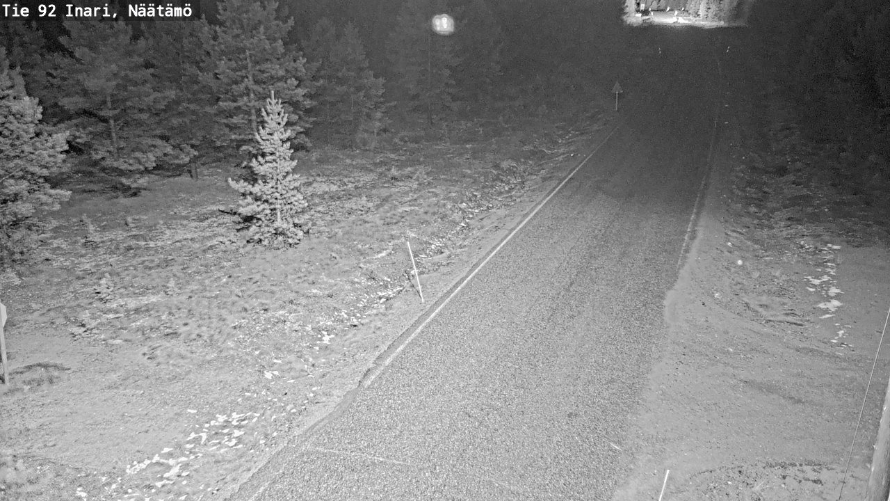 Kelikamerat Kuva Tie 92 Inari, Näätämö, Inari, Lappi