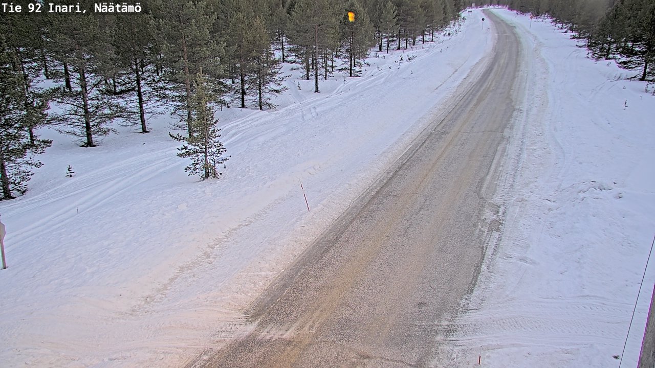 Kelikamerat Kuva Tie 92 Inari, Näätämö, Inari, Lappi