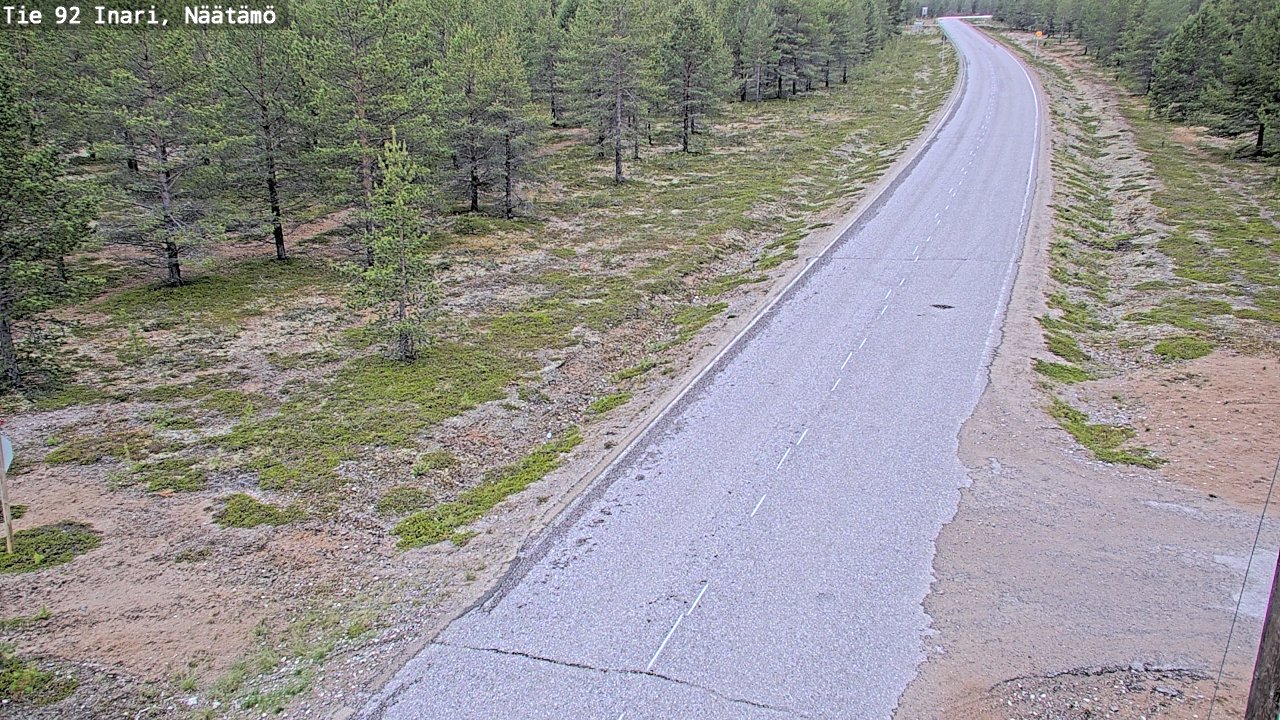 Kelikamerat Kuva Tie 92 Inari, Näätämö, Inari, Lappi