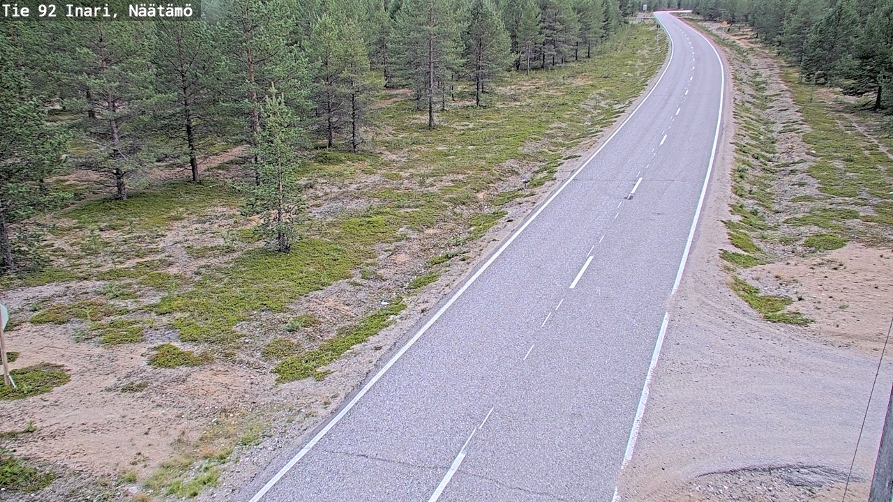 Kelikamerat Kuva Tie 92 Inari, Näätämö, Inari, Lappi