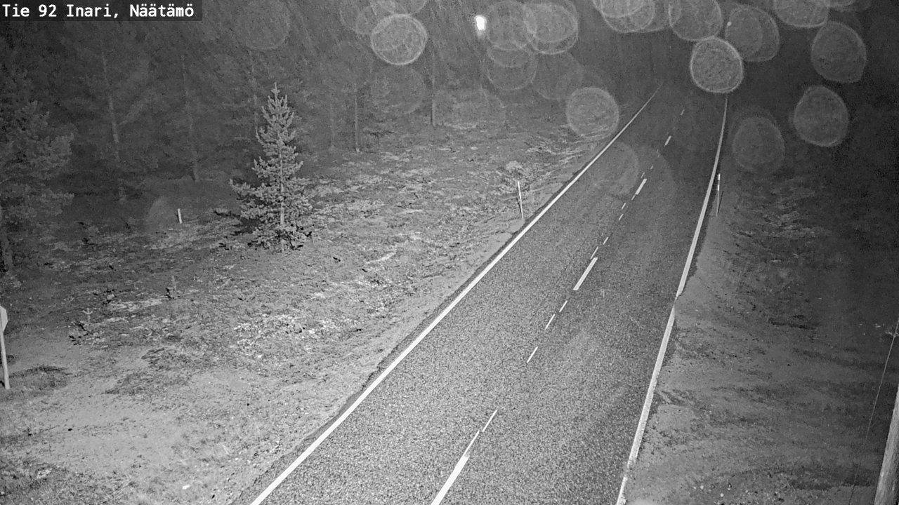 Kelikamerat Kuva Tie 92 Inari, Näätämö, Inari, Lappi