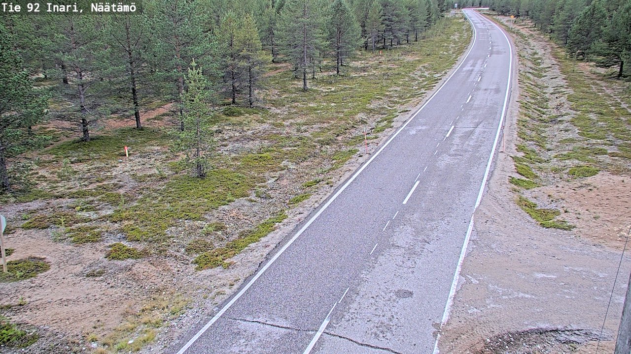 Kelikamerat Kuva Tie 92 Inari, Näätämö, Inari, Lappi