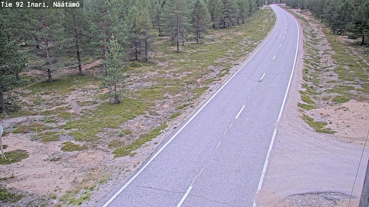 Kelikamerat Kuva Tie 92 Inari, Näätämö, Inari, Lappi