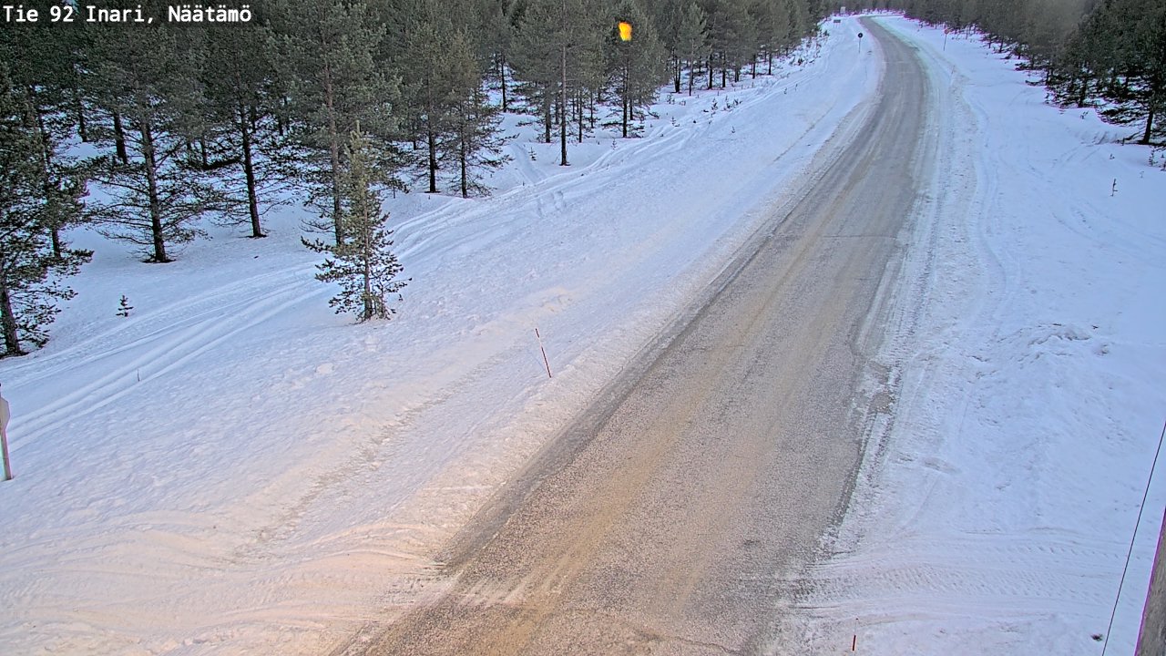 Kelikamerat Kuva Tie 92 Inari, Näätämö, Inari, Lappi