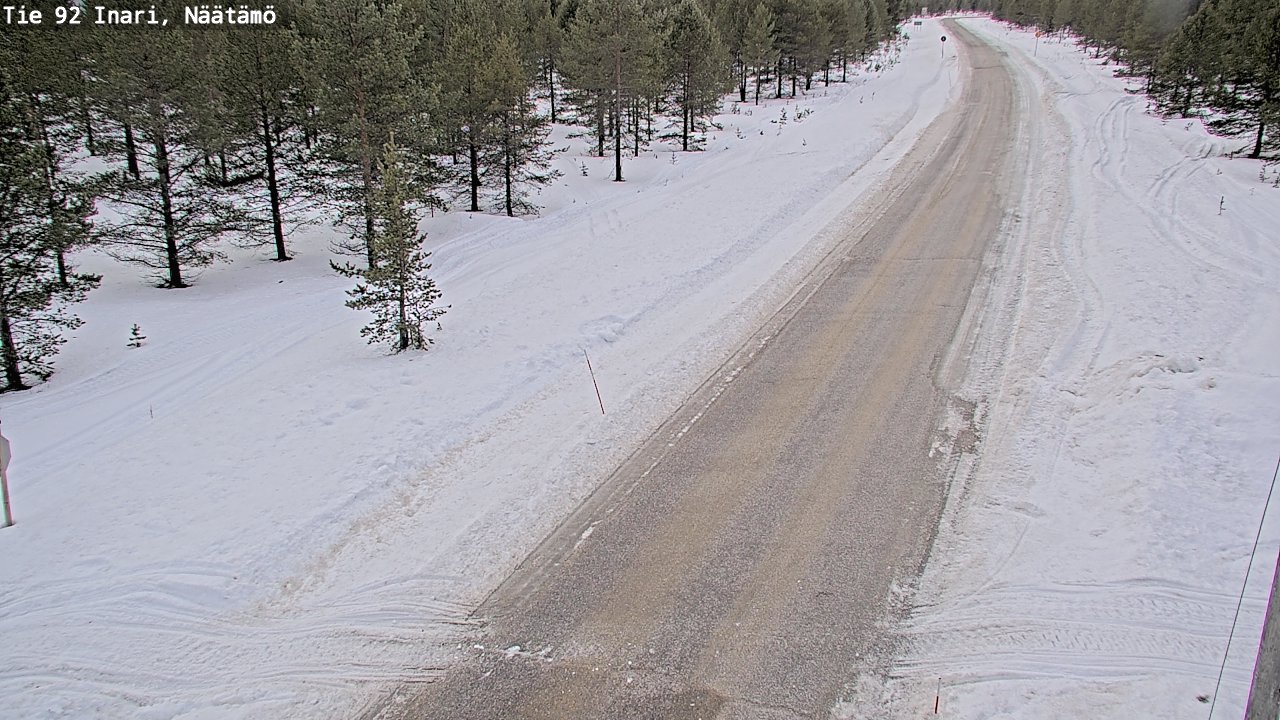 Kelikamerat Kuva Tie 92 Inari, Näätämö, Inari, Lappi