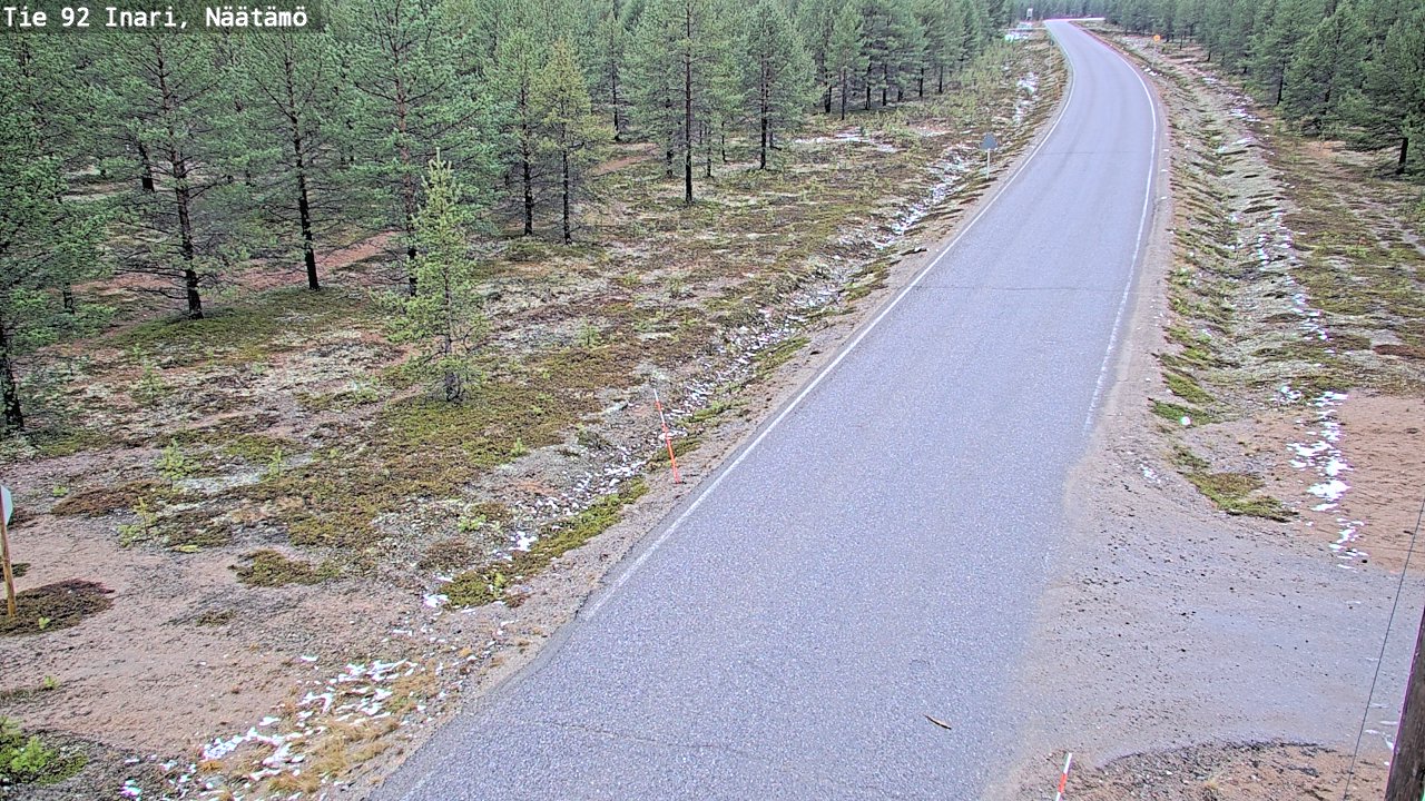 Kelikamerat Kuva Tie 92 Inari, Näätämö, Inari, Lappi