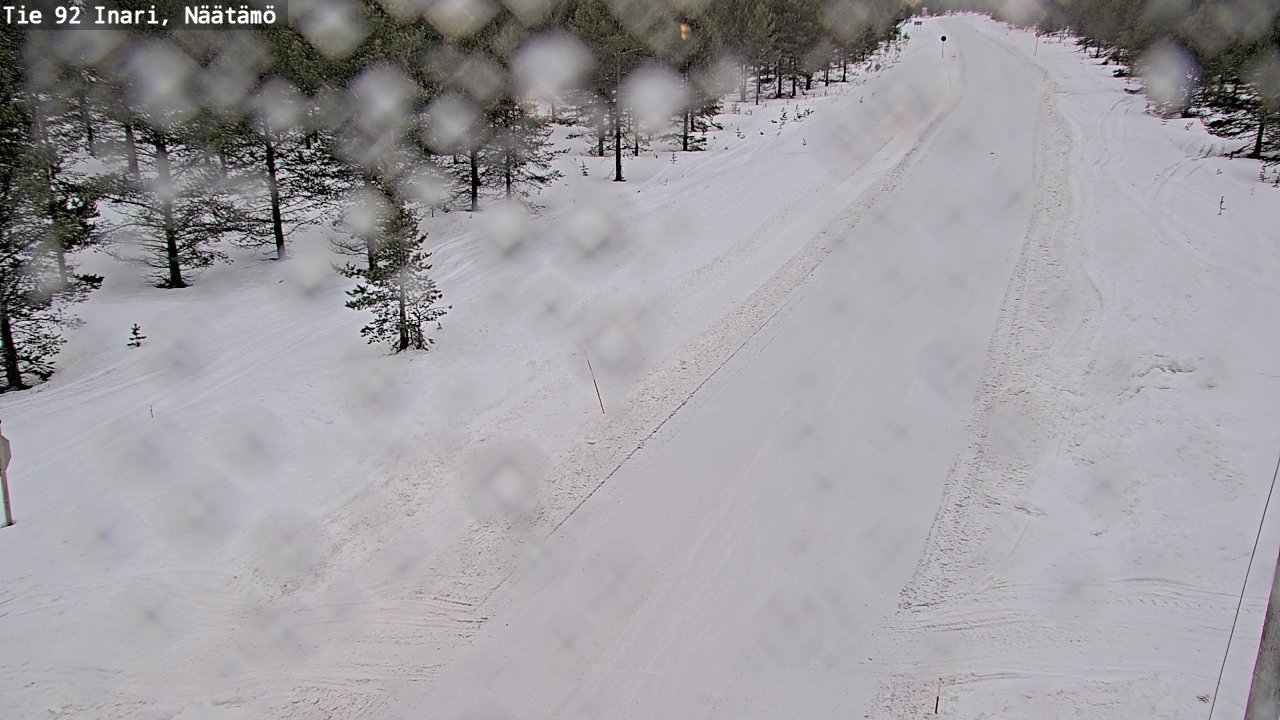 Kelikamerat Kuva Tie 92 Inari, Näätämö, Inari, Lappi