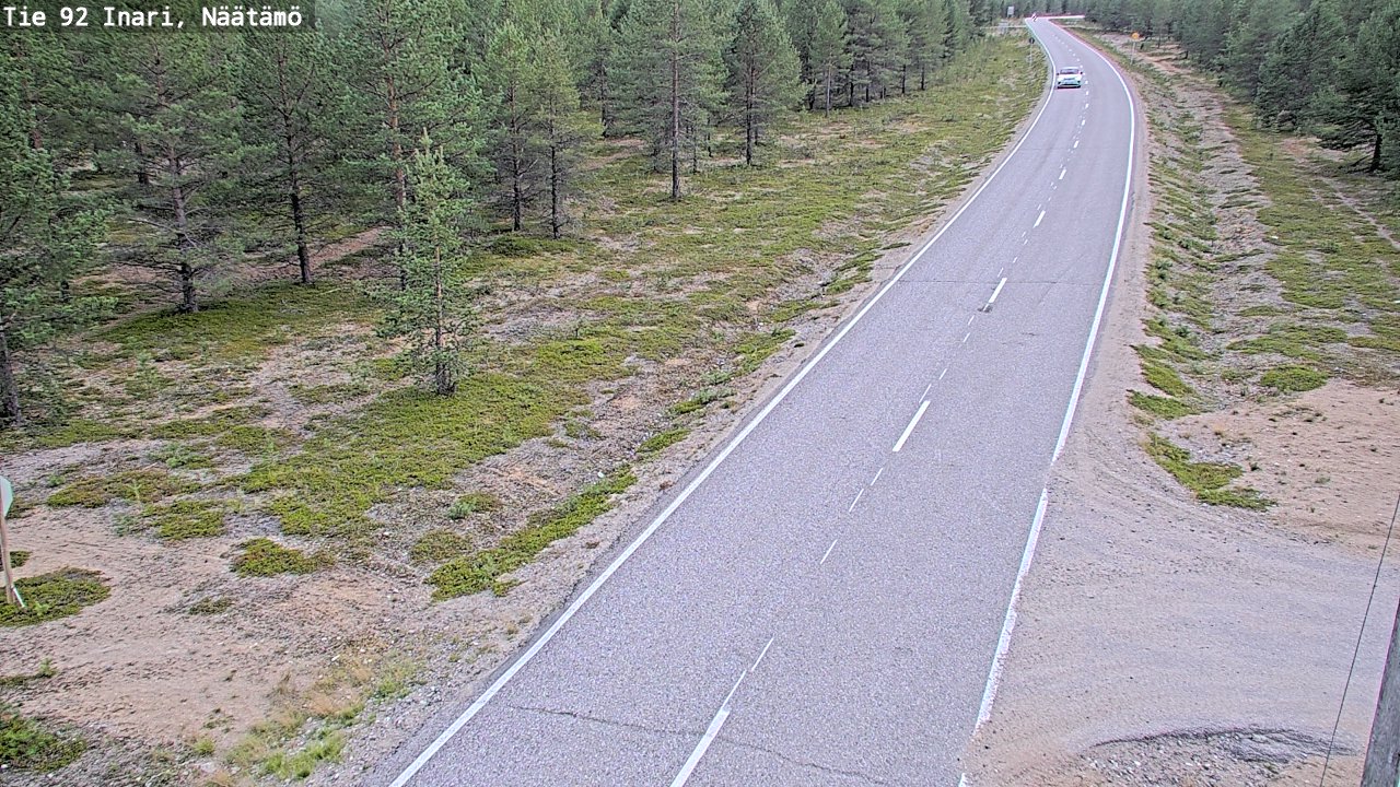 Kelikamerat Kuva Tie 92 Inari, Näätämö, Inari, Lappi