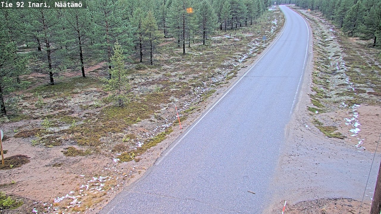 Kelikamerat Kuva Tie 92 Inari, Näätämö, Inari, Lappi