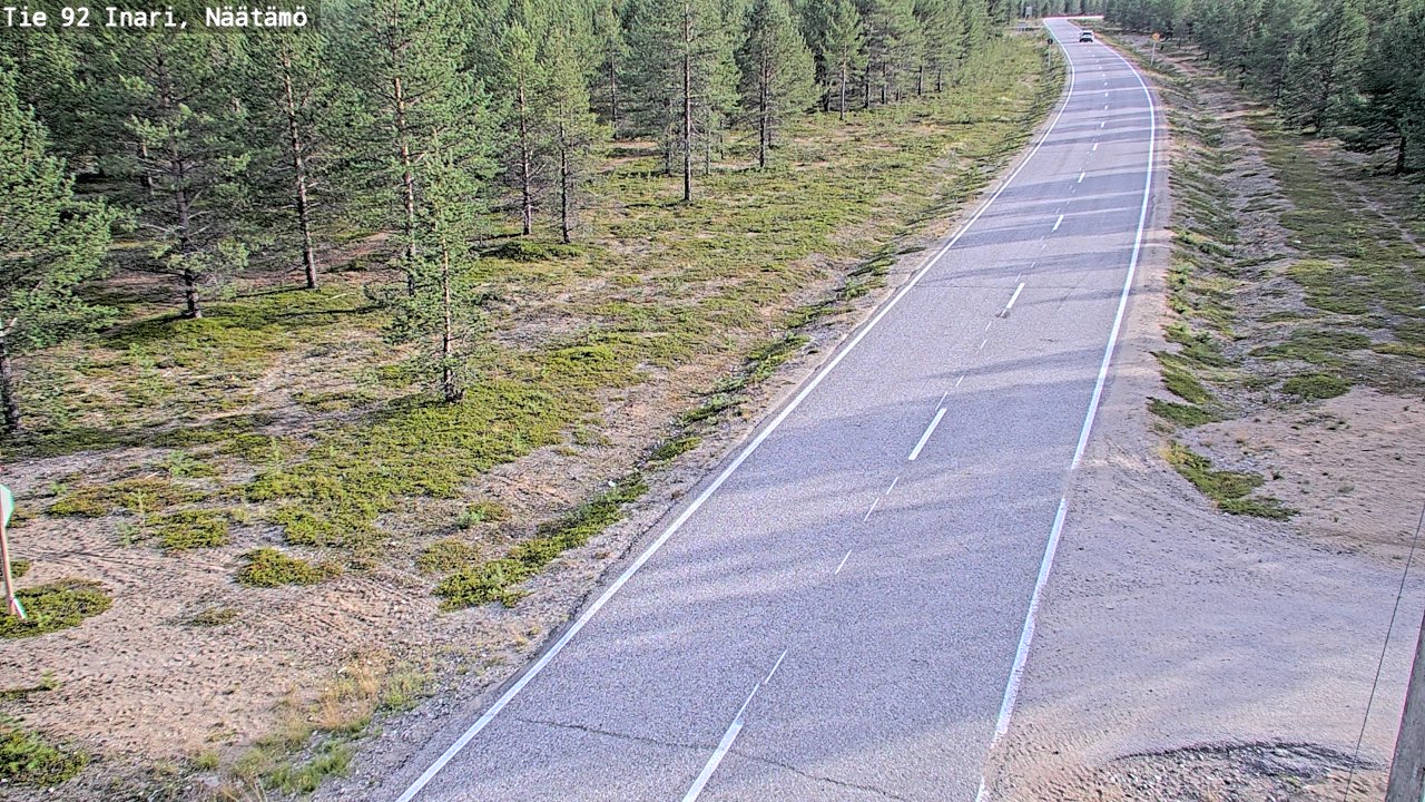 Kelikamerat Kuva Tie 92 Inari, Näätämö, Inari, Lappi