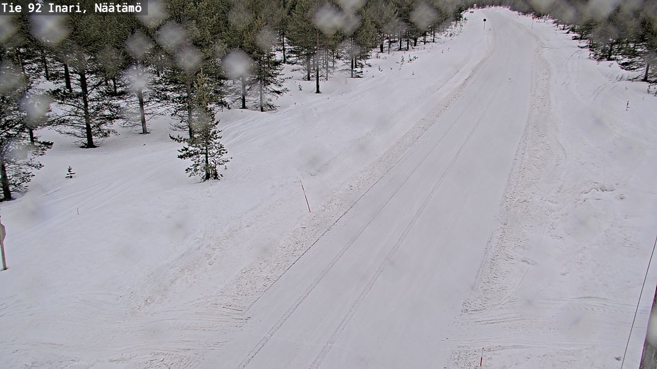 Kelikamerat Kuva Tie 92 Inari, Näätämö, Inari, Lappi