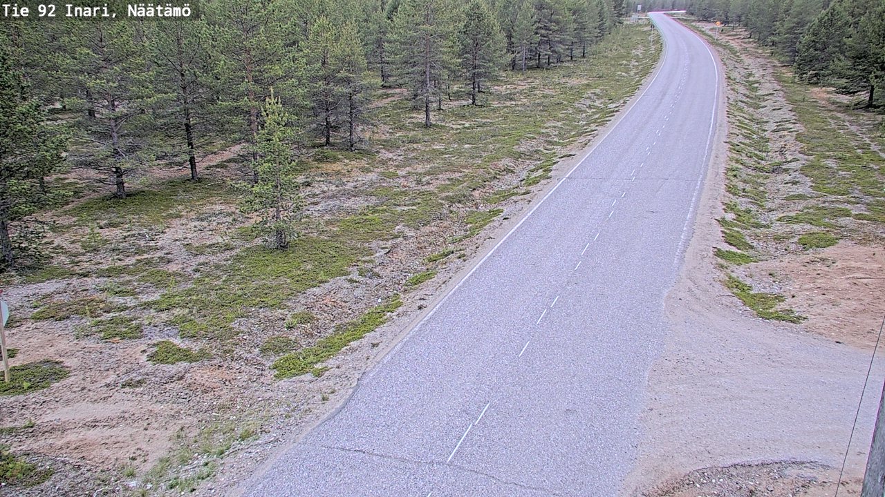 Kelikamerat Kuva Tie 92 Inari, Näätämö, Inari, Lappi