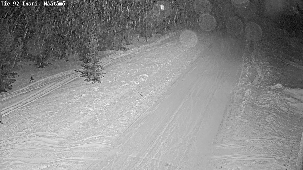 Kelikamerat Kuva Tie 92 Inari, Näätämö, Inari, Lappi