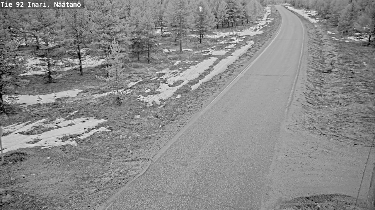 Kelikamerat Kuva Tie 92 Inari, Näätämö, Inari, Lappi