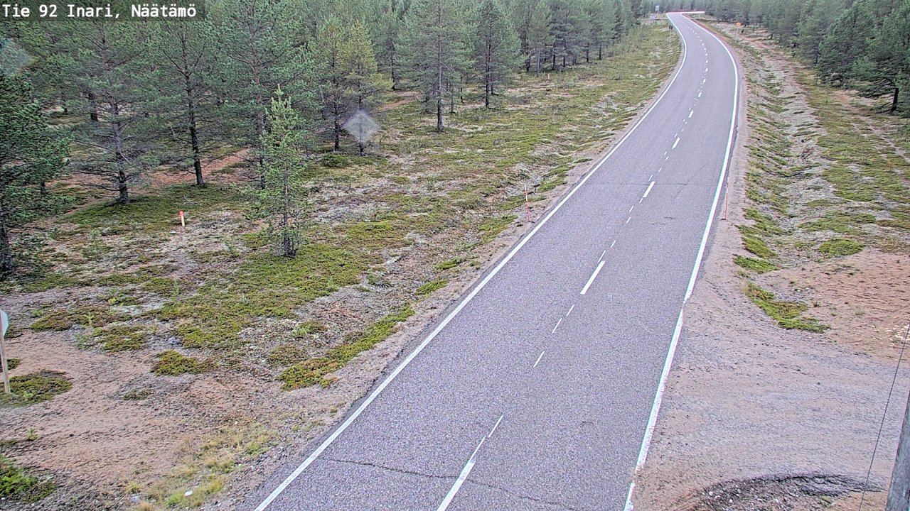Kelikamerat Kuva Tie 92 Inari, Näätämö, Inari, Lappi