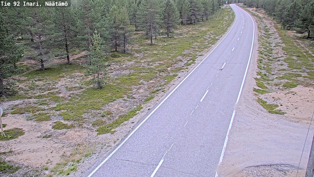 Kelikamerat Kuva Tie 92 Inari, Näätämö, Inari, Lappi
