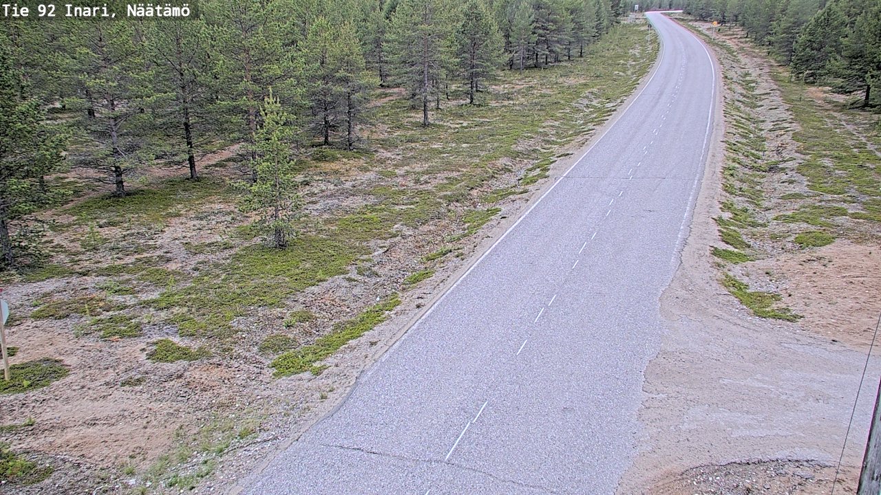 Kelikamerat Kuva Tie 92 Inari, Näätämö, Inari, Lappi